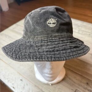Timberland brown reversible corduroy Bucket Hat size M/L
